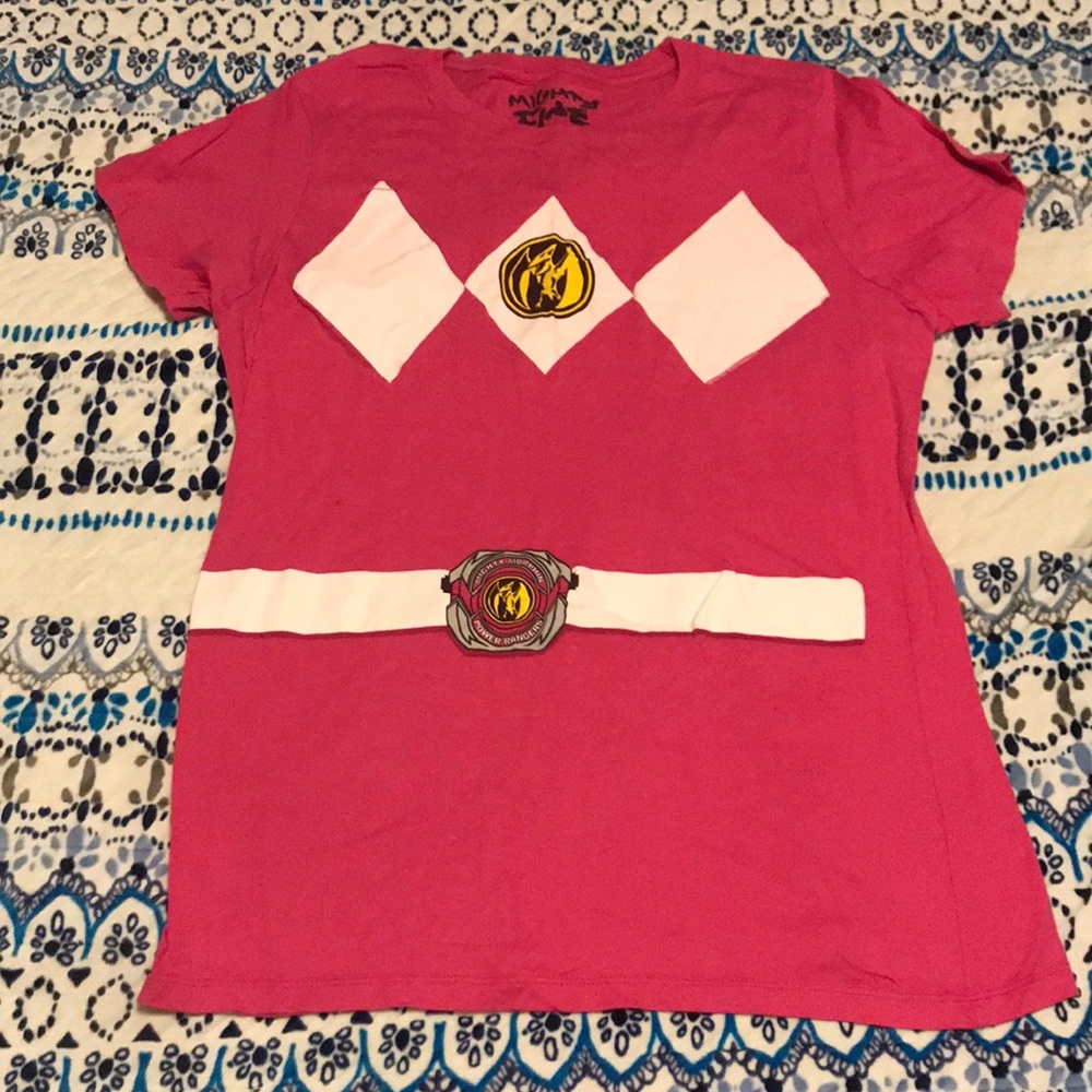Pink Power Ranger Tshirt